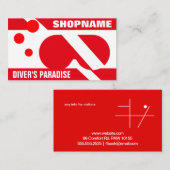 ダイバーズパラダイス 名刺 (正面/裏面)