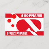 ダイバーズパラダイス 名刺 (正面)