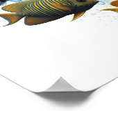 ダイバーズフィッシュスクールデザイン ポスター (角)