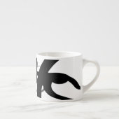 ダイバーズ:抽象芸術ブラック&ホワイト エスプレッソカップ (右)