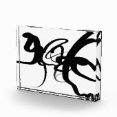 ダイバーズ:抽象芸術ブラック&ホワイト フォトブロック (右)