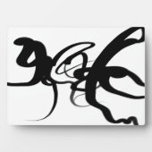 ダイバーズ：抽象芸術ブラック&ホワイト フォトプラーク (正面)