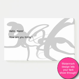 ダイバーズ：抽象芸術ブラック&ホワイト ポストイット