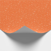 ダイバーダウンラッピング紙 – オレンジ ラッピングペーパー (角)