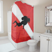 ダイバーダウン シャワーカーテン (インサイチュ)