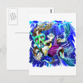 ダイバードッグ ポストカード (正面/裏面)