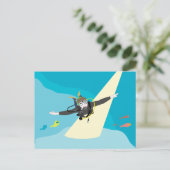 ダイバーハガキ ポストカード (スタンド正面)