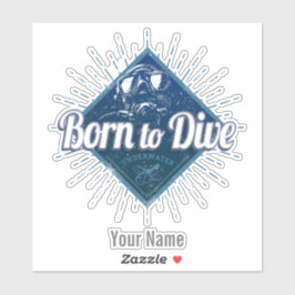 ダイバーレトロスキューバダイビングスクールヴィンテージ海 シール