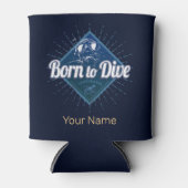 ダイバーレトロスキューバダイビングスクールヴィンテージ海 缶クーラー (正面)