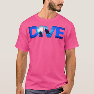 ダイバー用スキューバダイビングダイビングアイディア Tシャツ