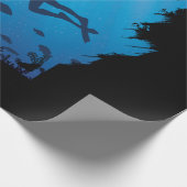 ダイバー用スキューバダイビング ラッピングペーパー (角)