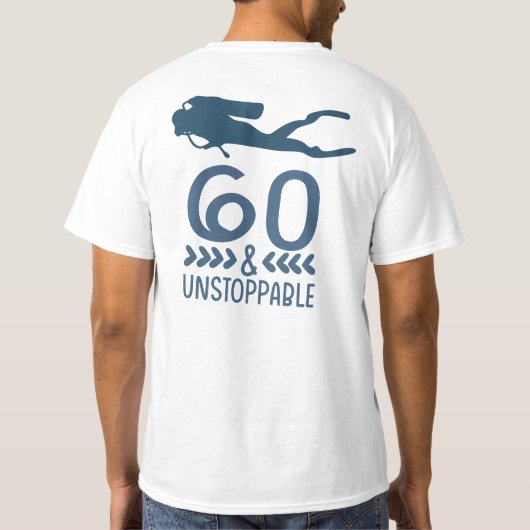 ダイバー還暦祝い Tシャツ (裏面)
