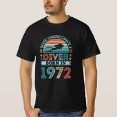 ダイバー1972 50生まれth誕生日ダイビングギフトダイビングファン tシャツ (正面)