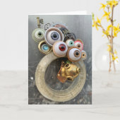 ダイバー カード (黄色い花)