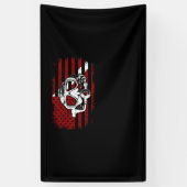 ダイバー・ダウン・ダイブ・フラグ・スキューバ・ダイビング・アメリカン国旗 横断幕 (縦)