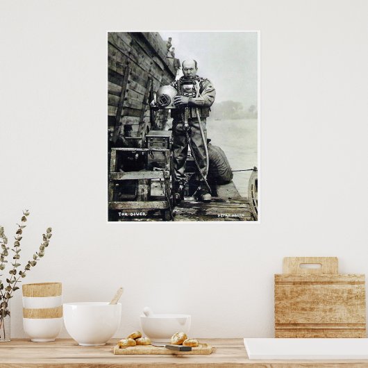 ダイバー ポスター (キッチン)