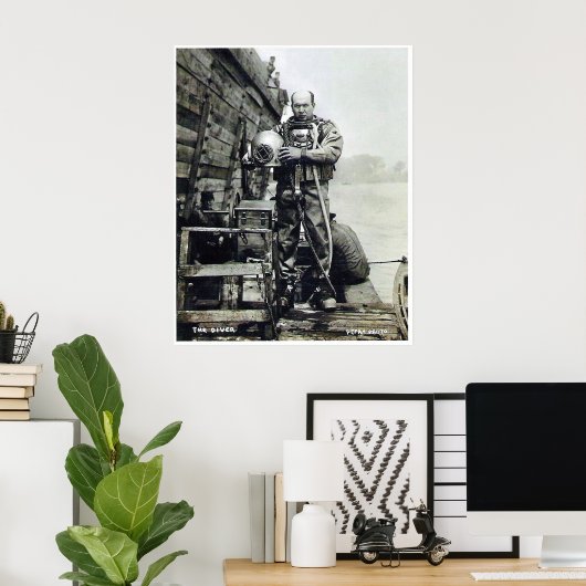 ダイバー ポスター (ホームオフィス)