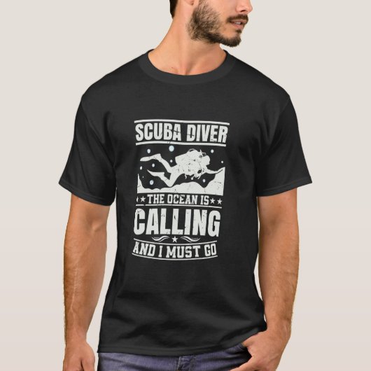 ダイバー メンズ レディース スキューバダイビング Tシャツ (正面)