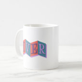 ダイバー(レトロ記号) コーヒーマグカップ (正面左)