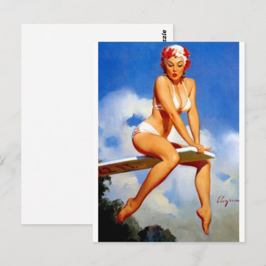 ダイバーPin ポストカード (正面/裏面)