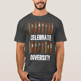 ダイバ祝シティ煙葉巻喫煙 Tシャツ