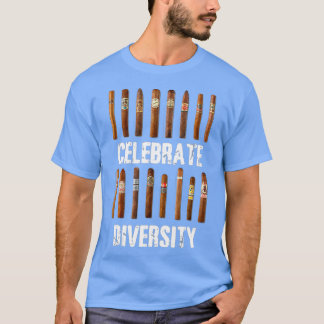 ダイバ祝シティ煙葉巻喫煙 Tシャツ