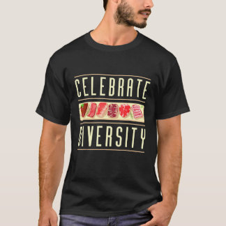 ダイバ祝スステーキミームアパレルタイプ Tシャツ