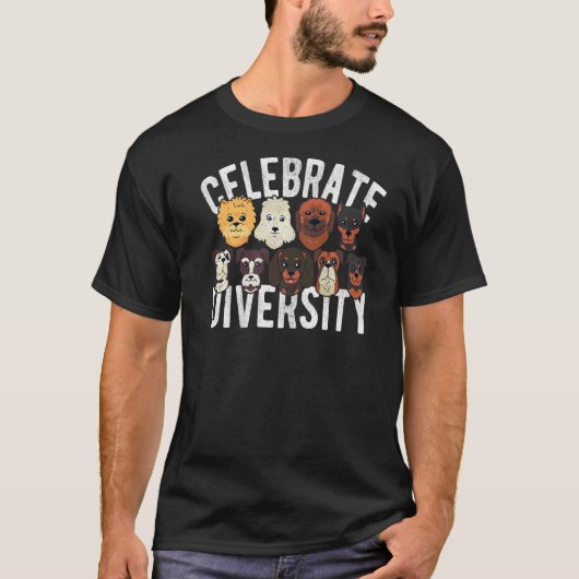ダイバ祝ス犬犬のオーナー犬 Tシャツ (正面)