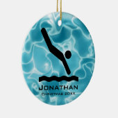 ダイビパーソナライズされたングオーナメント セラミックオーナメント (右)