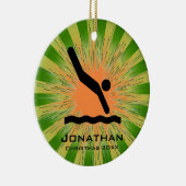 ダイビパーソナライズされたングオーナメント セラミックオーナメント (右)