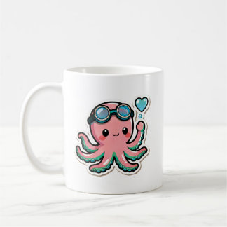 ダイビングかわいい コーヒーマグカップ