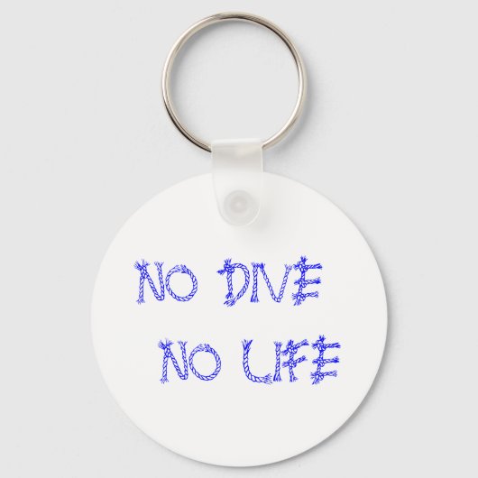 ダイビングなしライフ キーホルダー (正面)