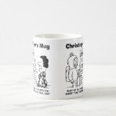 ダイビングのスキューバダイバー食べ物を与えギア熱帯魚 コーヒーマグカップ (中央)