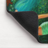 ダイビングの人魚 マウスパッド (コーナー)