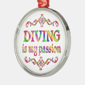 ダイビングの情熱 メタルオーナメント (左)