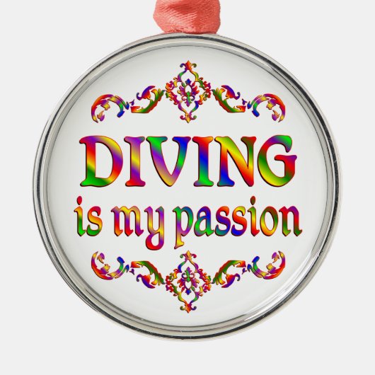 ダイビングの情熱 メタルオーナメント (正面)