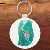 ダイビングの深いキーチェーン キーホルダー (正面)