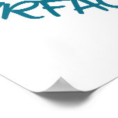 ダイビングはライフおもしろいサーフェス間隔 ポスター (角)