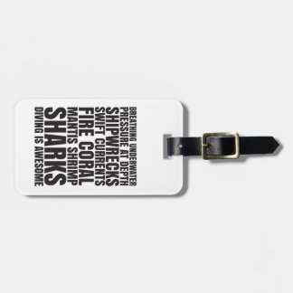 ダイビングは素晴らしい荷物のラベルです ラゲッジタグ