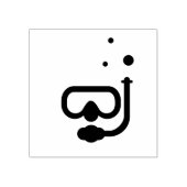 ダイビングアイコンスタンプ ラバースタンプ (インプリント)