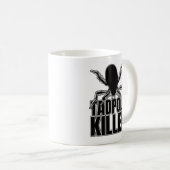 ダイビングカブトムシTadpole Killer – 昆虫学 コーヒーマグカップ (正面右)