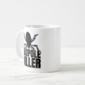 ダイビングカブトムシTadpole Killer – 昆虫学 コーヒーマグカップ (正面左)