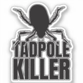 ダイビングカブトムシTadpole Killer – 昆虫学 シール (正面)