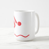 ダイビングガールコーヒーマグ コーヒーマグカップ (正面右)