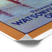 ダイビングガールリンゴ ポスター (角)