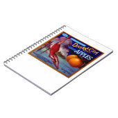 ダイビングガール・カリフォルニア・リンゴ ノートブック (左側)