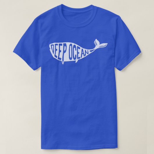 ダイビングクジラ海 Tシャツ (デザイン正面)