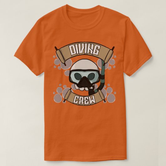 ダイビングクルーズすてき海賊団 Tシャツ (デザイン正面)