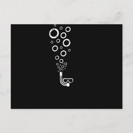 ダイビングゴーグルはダイバーシュノーケリング ポストカード (正面)