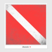 ダイビングスポーツ,アメリカダイバーダウン国旗SCUBA シール (シート)